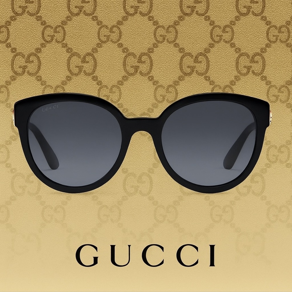Gucci cat eye sunglasses black